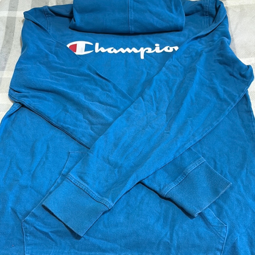 Champion Blue Hoodie